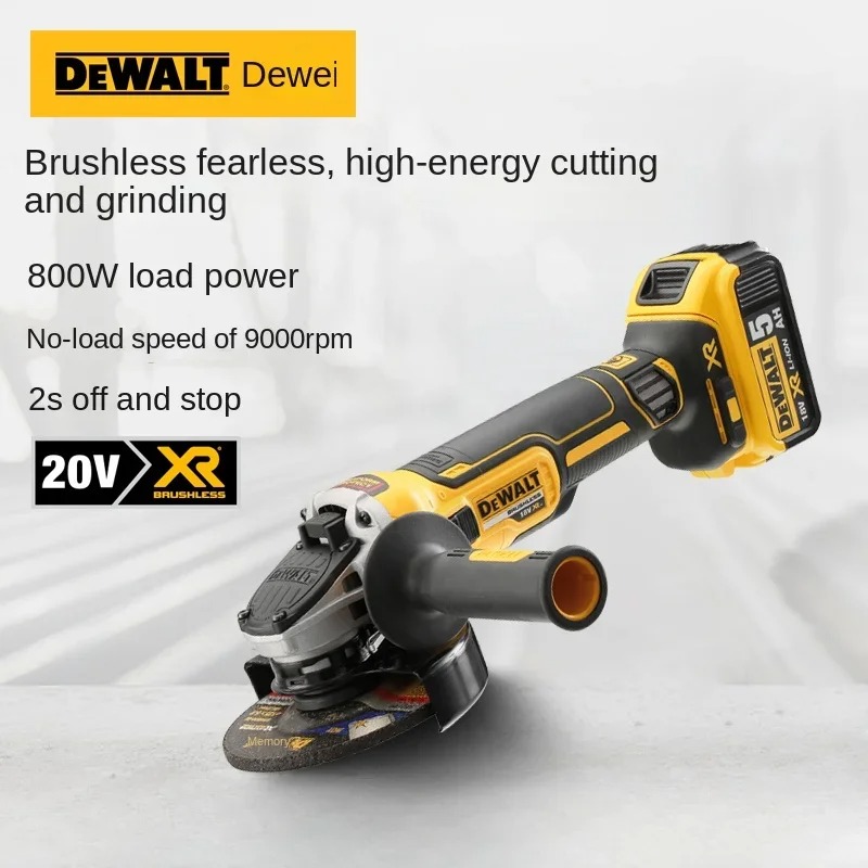 Angle Grinder 4.5 - DEWALT DCG405 125mm flat head angle