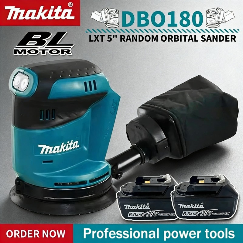 Random Orbital Sander - Makita DBO180Z Cordless Rechargeable Disc Brushless