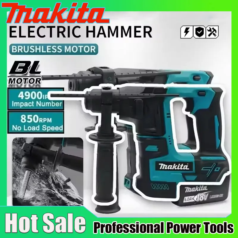 Power Tools Ridgid - Makita Brushless Hammer Cordless Electric Hammer