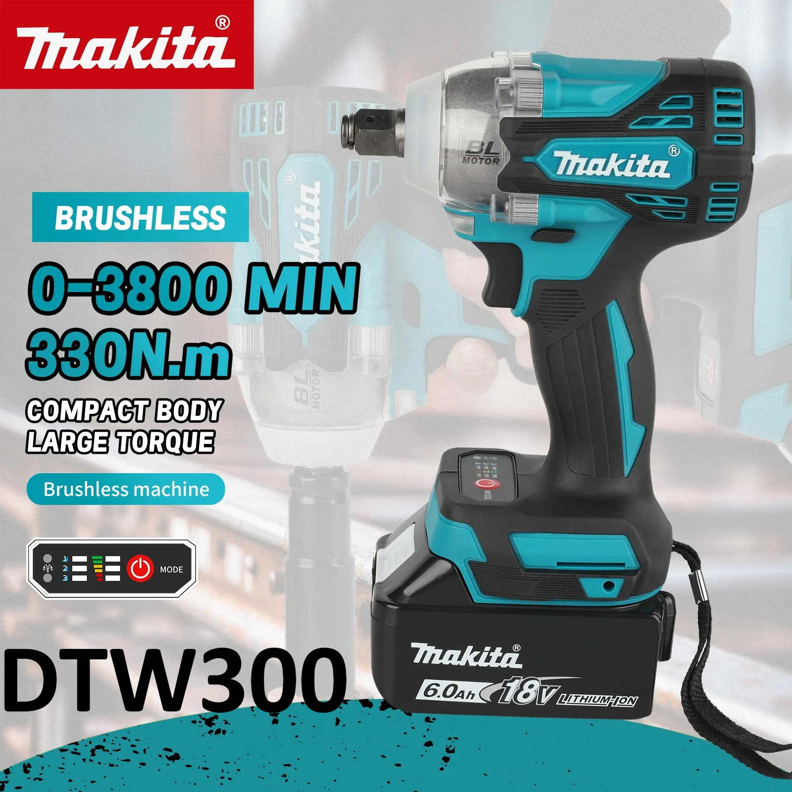 Power Tools List - Makita DTW300 18V Tool Set Brushless