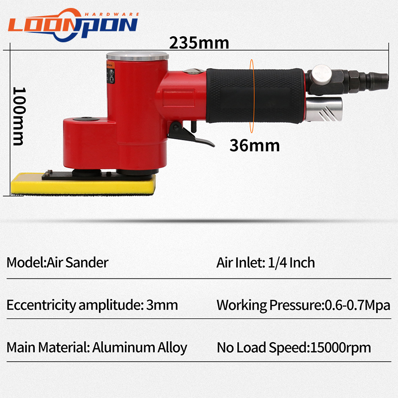 Loonpon Mini Straight Line Air - Random Orbital Sander recensie en prijs