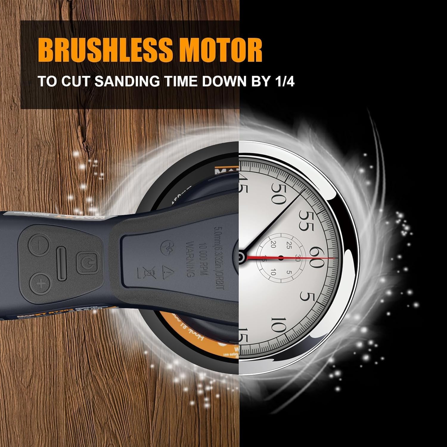 350W Brushless Electric Orbita - Random Orbital Sander recensie en prijs
