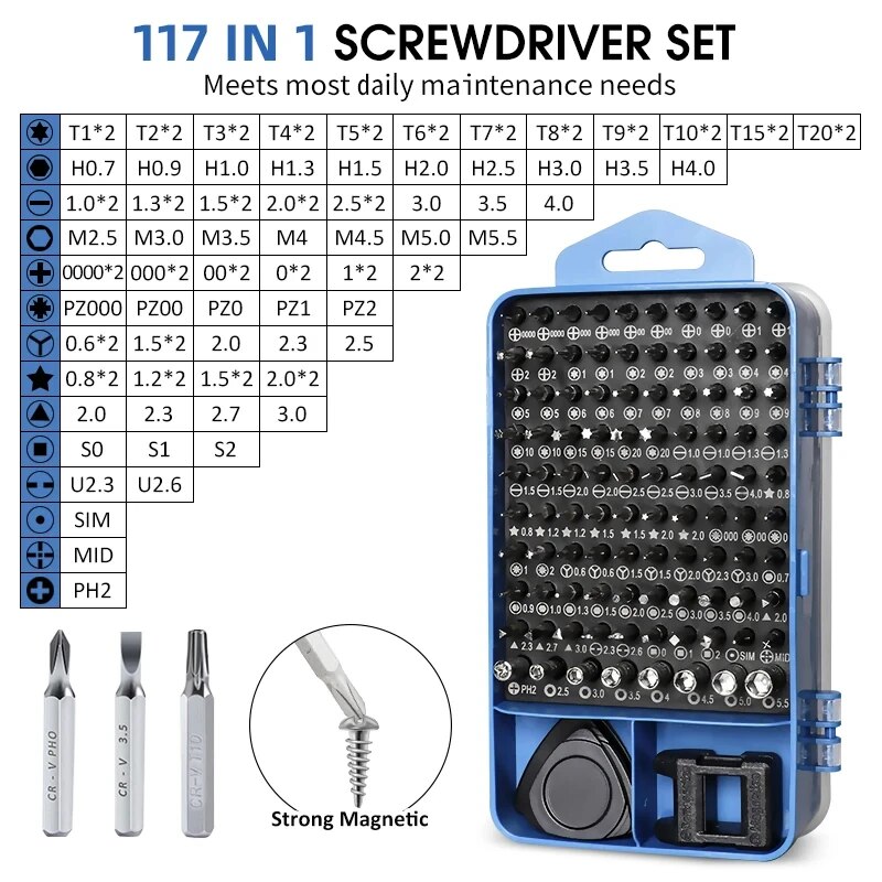 115/117 in 1 Precision Screwdr - Xiaomi Power Tools recensie en prijs