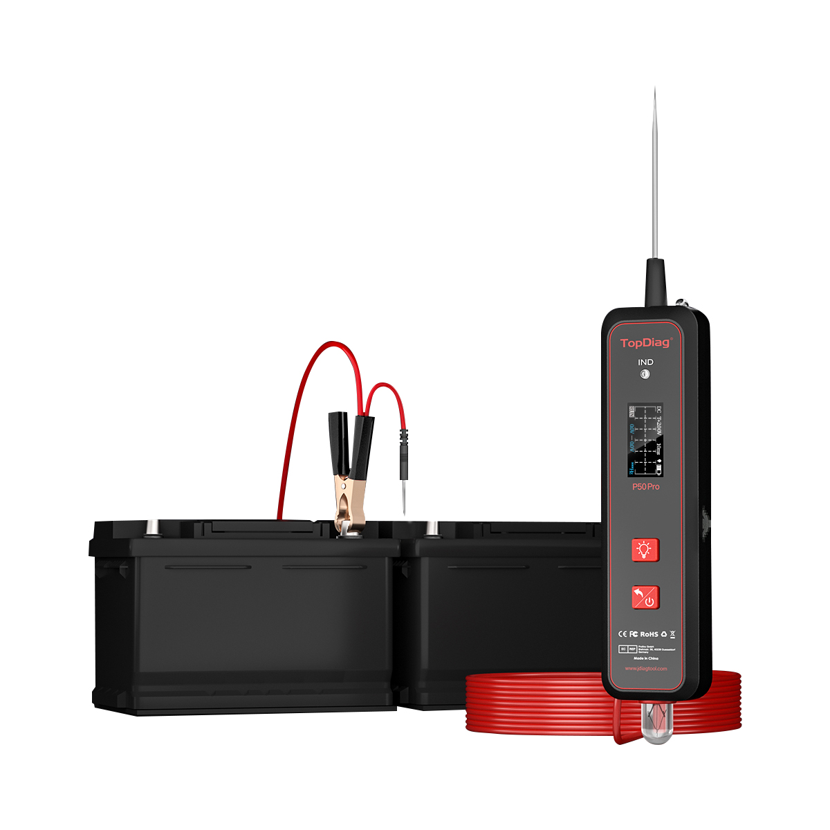 P50 PRO Car Circuit Tester Pow - Power Tools Pro recensie en prijs