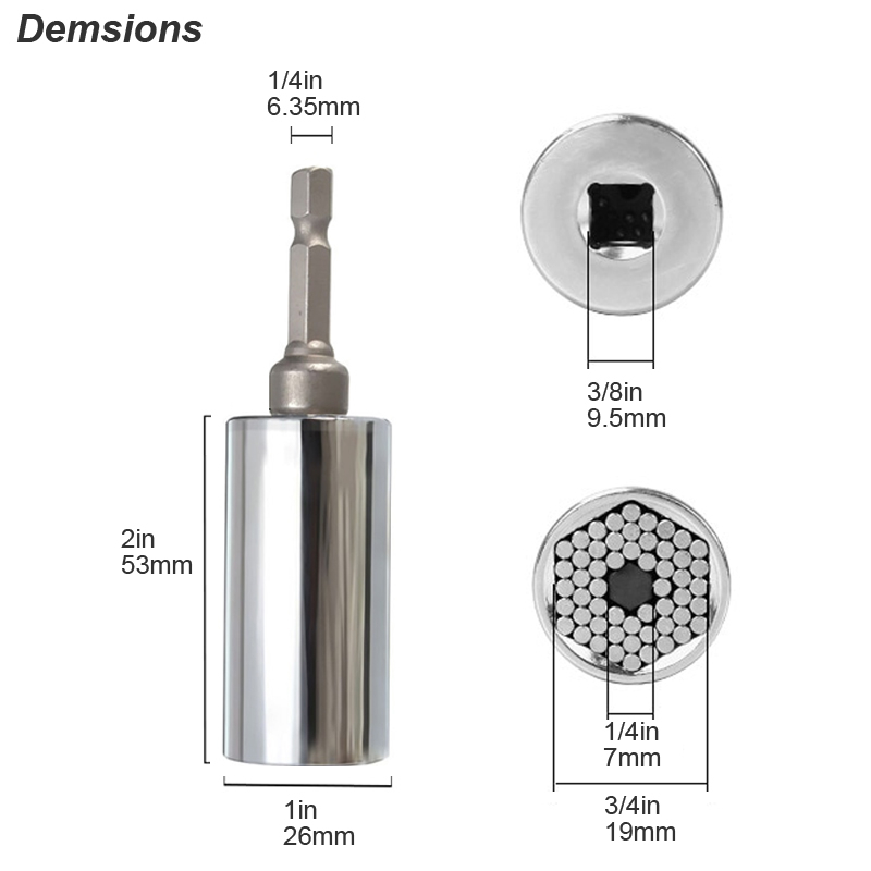 Universal Socket Wrench Head S - Power Tools List recensie en prijs