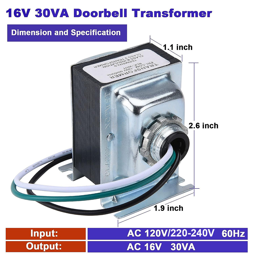 16V 30VA Doorbell Transformer  - Power Tools Pro recensie en prijs