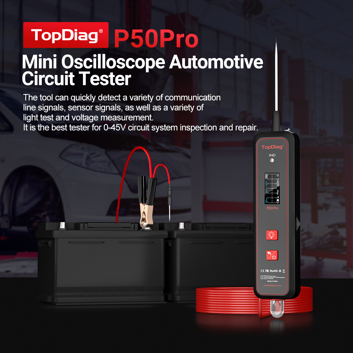 Topdiag P50 Pro Automotive Cir - Power Tools Pro recensie en prijs