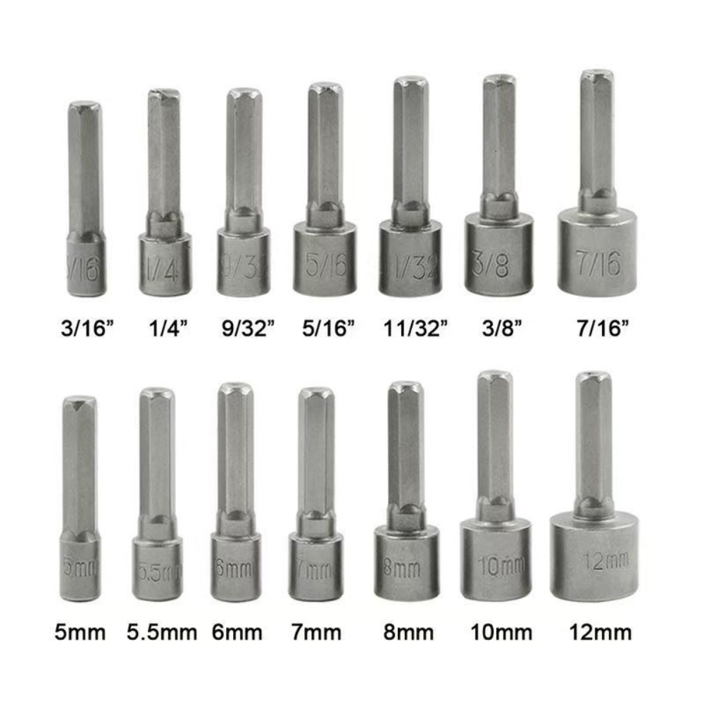 4-1Set Power Hex Sockets Sleev - Power Tools List recensie en prijs