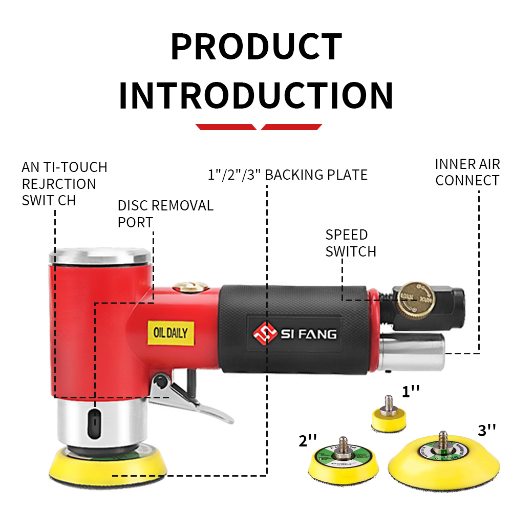 SIFANG Random Orbit Air Sander - Random Orbital Sander recensie en prijs