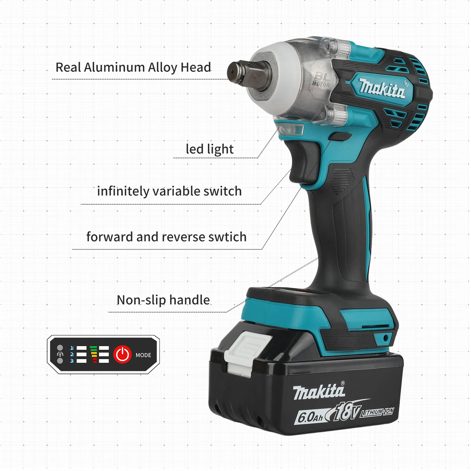 Makita DTW300 18V Tool Set Bru - Power Tools List recensie en prijs