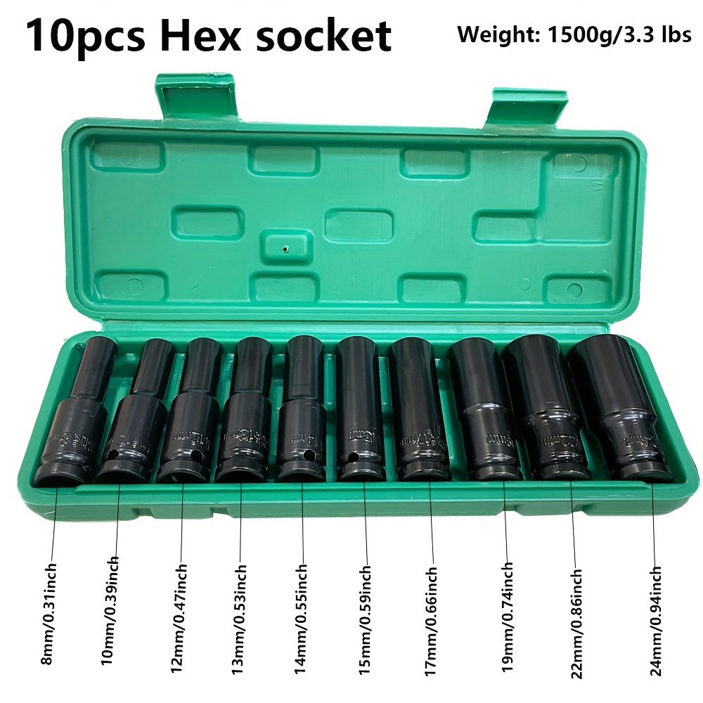 10pcs 1/2 Inch 8-24mm Power So - Power Tools List recensie en prijs