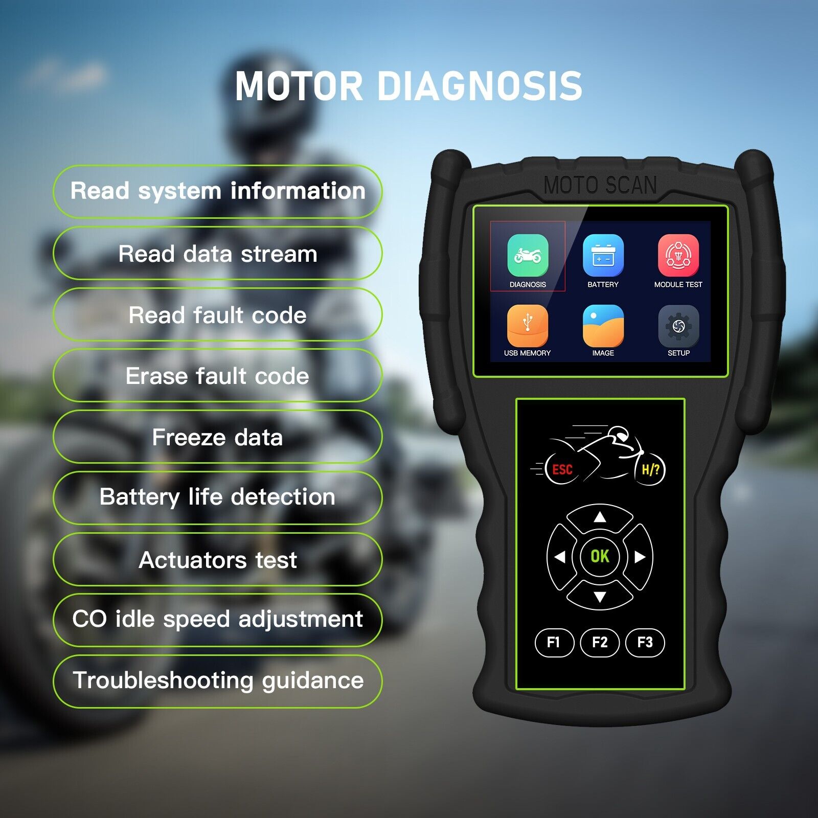 JDiag M100 Pro Motorcycle Scan - Power Tools Pro recensie en prijs