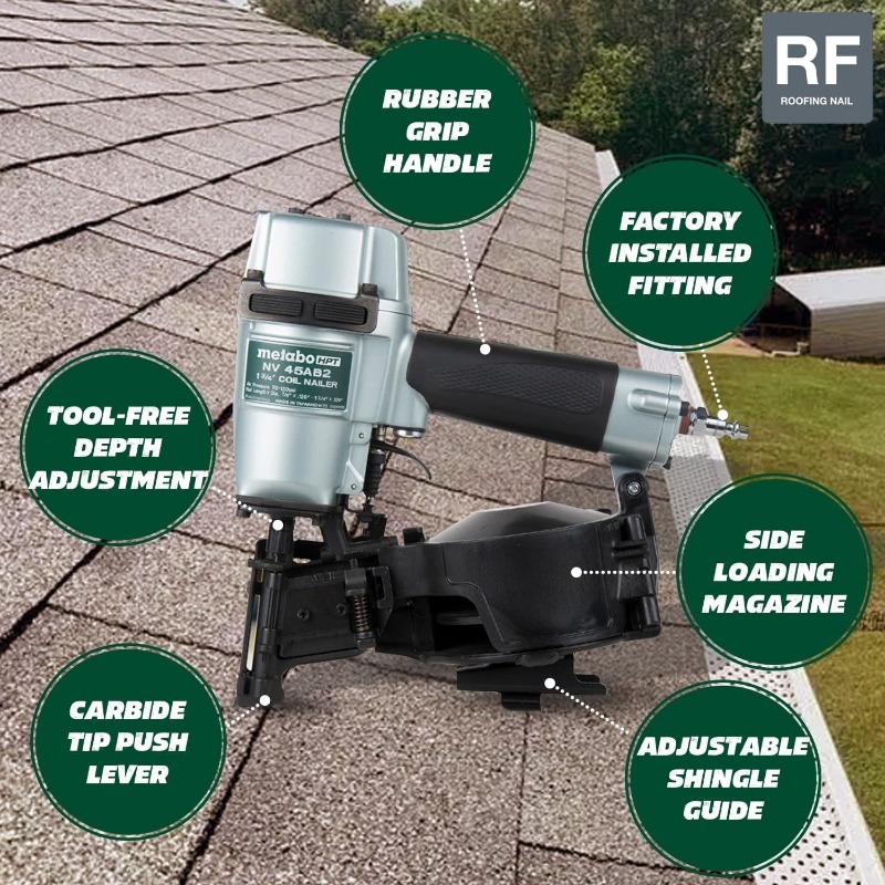 Metabo HPT Roofing Nailer, Pro - Power Tools Pro recensie en prijs